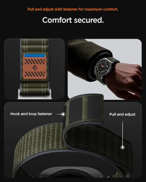 Spigen Fabric Band for Samsung Galaxy Watch Ultra 47mm Green