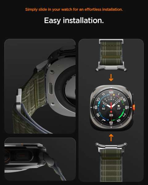 Spigen Fabric Band for Samsung Galaxy Watch Ultra 47mm Green