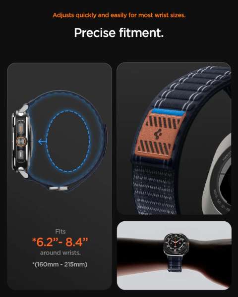 Spigen Fabric Band for Samsung Galaxy Watch Ultra 47mm Navy