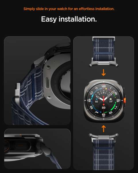 Spigen Fabric Band for Samsung Galaxy Watch Ultra 47mm Navy