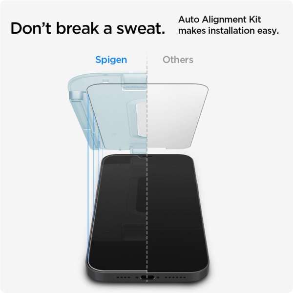 Spigen Glas tR EZ Fit, 2 Pack - iPhone 12 mini