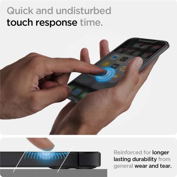 Spigen Glas tR EZ Fit, 2 Pack - iPhone 12 mini
