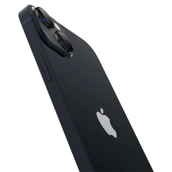 Spigen Glass EZ Fit Optik Pro 2 Pack, black - iPhone 15/15 Plus/14/14 Plus