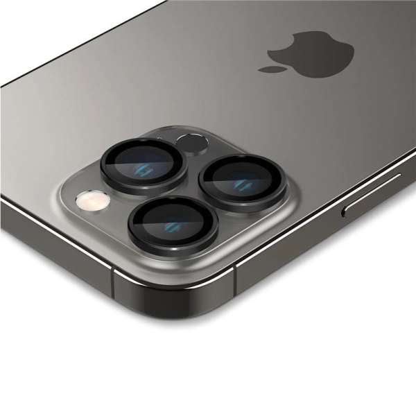 Spigen Glass EZ Fit Optik Pro 2 Pack, black - iPhone 15 Pro/15 Pro Max/14 Pro/14 Pro Max