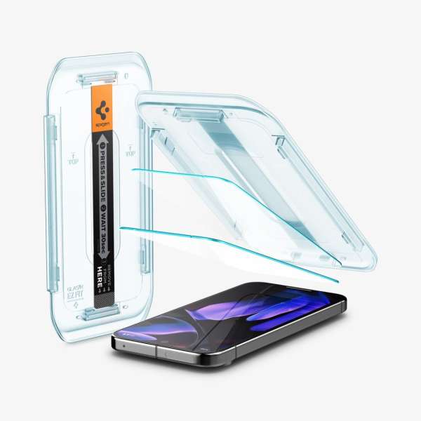 Spigen Glass tR EZ Fit 2 Pack Google Pixel 9 Pro XL Transparency