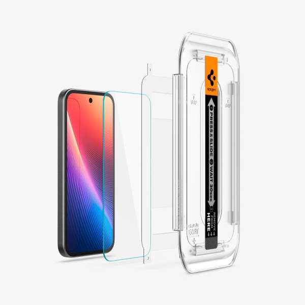 Spigen Glass tR EZ Fit 2 Pack Google Pixel 9a Transparency