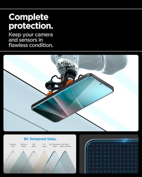 Spigen Glass tR EZ Fit 2 Pack Samsung Galaxy A36 5G Tranparency