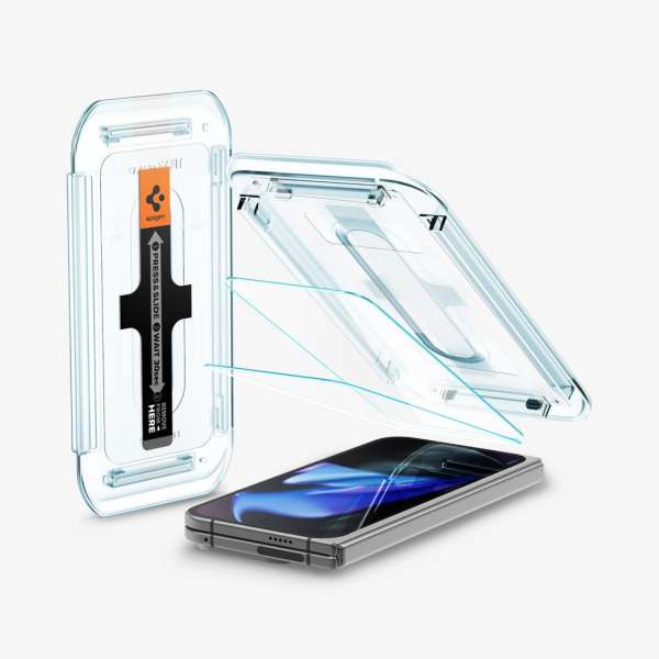 Spigen Glass tR EZ Fit (Cover 2 Pack) Google Pixel 9 Pro Fold Transparency
