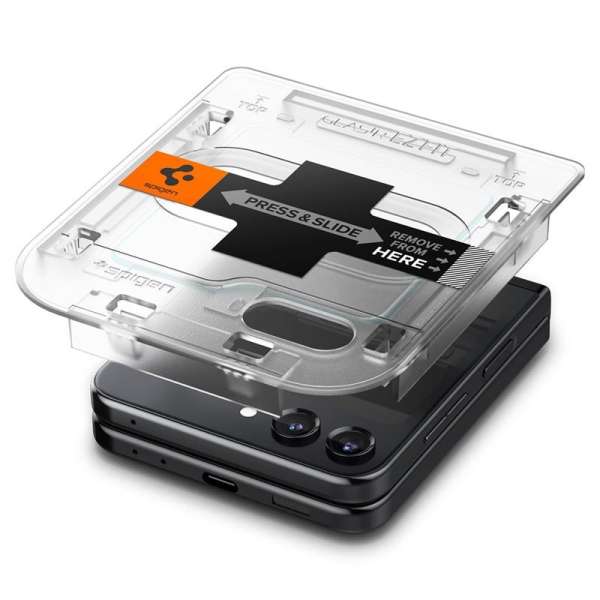 Spigen Glass tR EZ Fit Cover 2 Pack Transparency - Samsung Galaxy Z Flip5