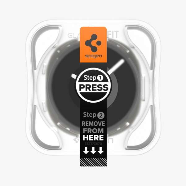 Spigen Glass tR EZ Fit for Galaxy Watch 8 (40mm) 2 Pack