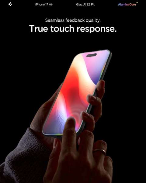 Spigen Glass tR EZ Fit for iPhone Air 2 Pack Transparency
