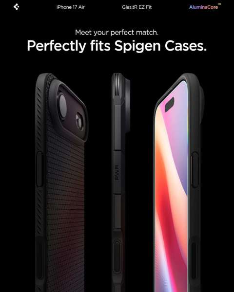 Spigen Glass tR EZ Fit for iPhone Air 2 Pack Transparency