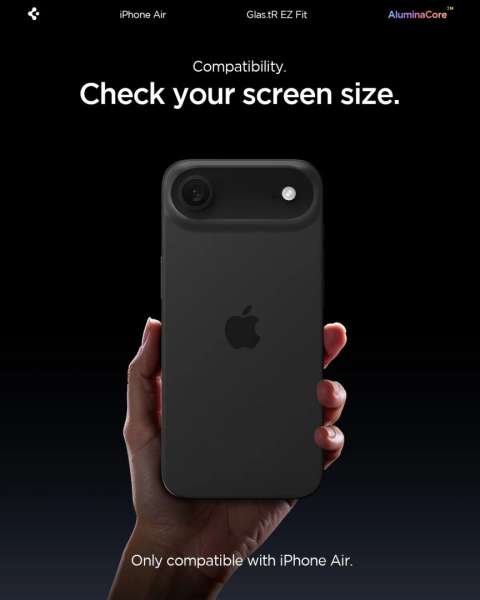Spigen Glass tR EZ Fit for iPhone Air 2 Pack Transparency
