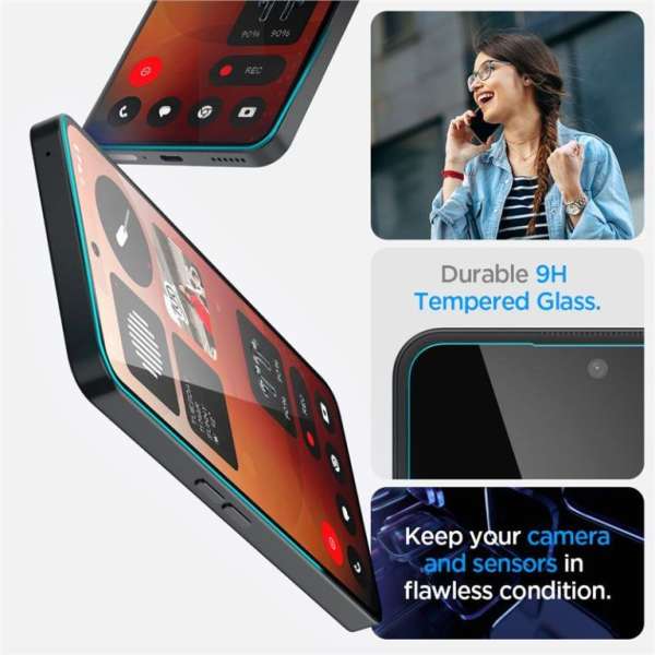 Spigen Glass tR EZ Fit HD 1 Pack Nothing Phone (3a)/(3a) Pro Transparency