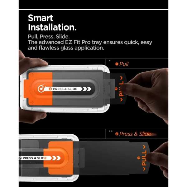 Spigen Glass tR EZ Fit HD 1 Pack Samsung Galaxy S25 Edge Transparency