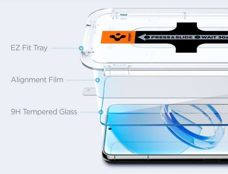 Spigen Glass tR EZ Fit HD Privacy 1 Pack for iPhone 15 Pro