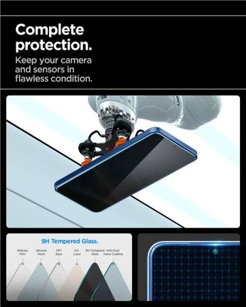Spigen Glass tR EZ Fit HD (Privacy) 2 Pack - Samsung Galaxy S25+/S24+