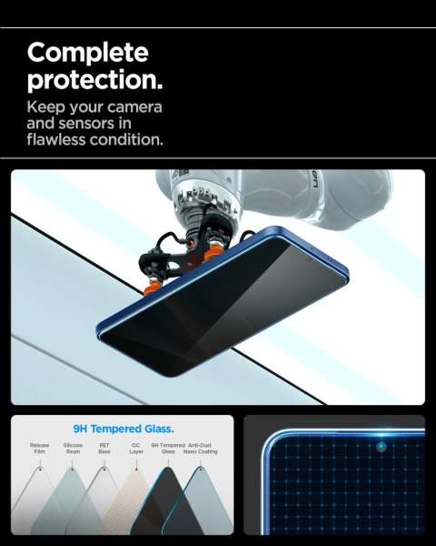 Spigen Glass tR EZ Fit HD (Privacy) Samsung Galaxy S25/S24 2 Pack