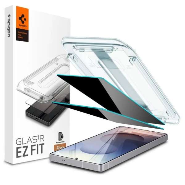 Spigen Glass tR EZ Fit HD (Privacy) Samsung Galaxy S25 Ultra 2 Pack