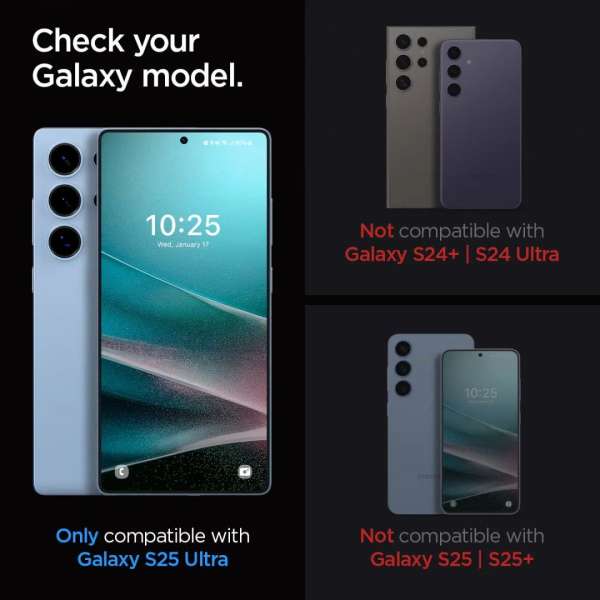 Spigen Glass tR EZ Fit HD (Privacy) Samsung Galaxy S25 Ultra 2 Pack