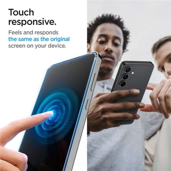 Spigen Glass tR EZ Fit HD Transparency 2 Pack for Samsung Galaxy S24