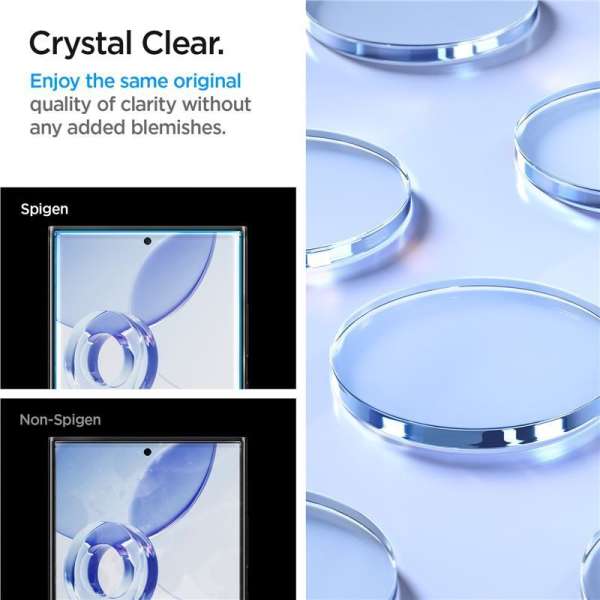 Spigen Glass tR EZ Fit HD Transparency Samsung Galaxy S24 Ultra 2 pack
