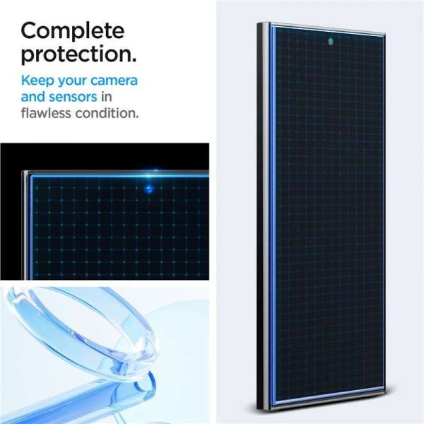 Spigen Glass tR EZ Fit HD Transparency Samsung Galaxy S24 Ultra 2 pack