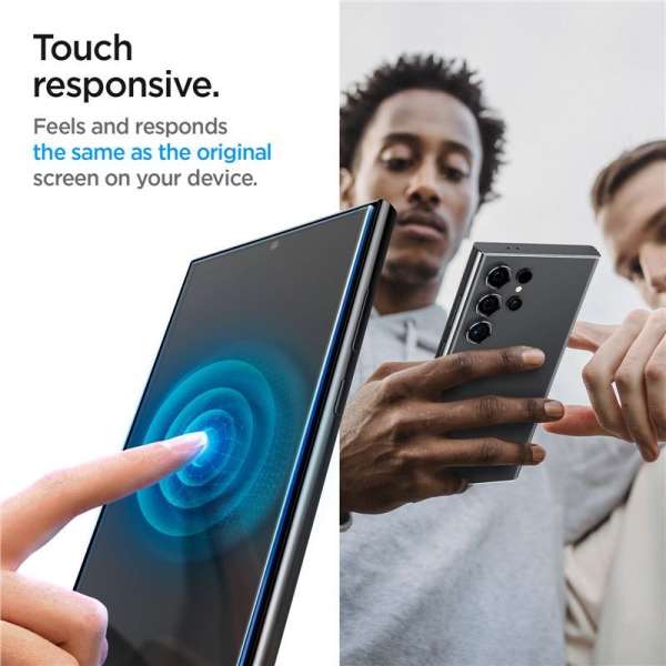 Spigen Glass tR EZ Fit HD Transparency Samsung Galaxy S24 Ultra 2 pack