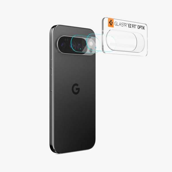 Spigen Glass tR EZ Fit Optik 2 Pack for Google Pixel 10 Crystal Clear