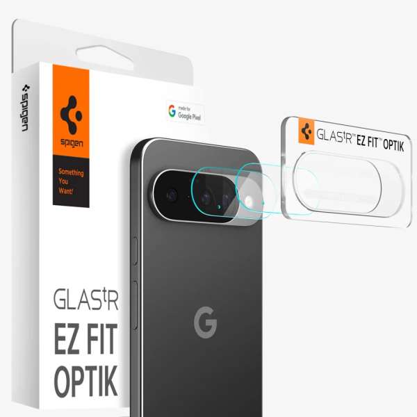 Spigen Glass tR EZ Fit Optik 2 Pack for Google Pixel 10 Pro Crystal Clear