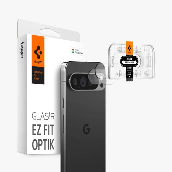 Spigen Glass tR EZ Fit Optik 2 Pack Google Pixel 9 Crystal Clear