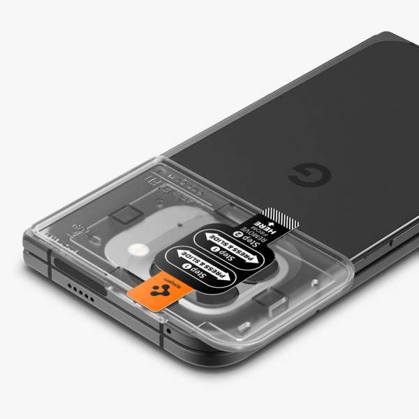 Spigen Glass tR EZ Fit Optik 2 Pack Google Pixel 9 Pro Fold Crystal Clear