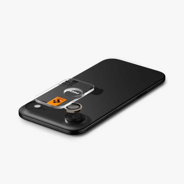 Spigen Glass tR EZ Fit Optik Pro 2 Pack for iPhone Air Gold