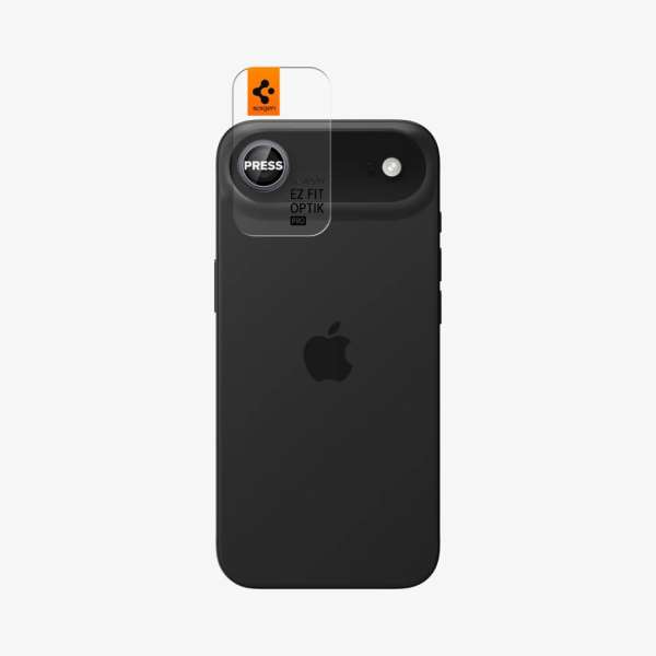 Spigen Glass tR EZ Fit Optik Pro 2 Pack for iPhone Air Gray