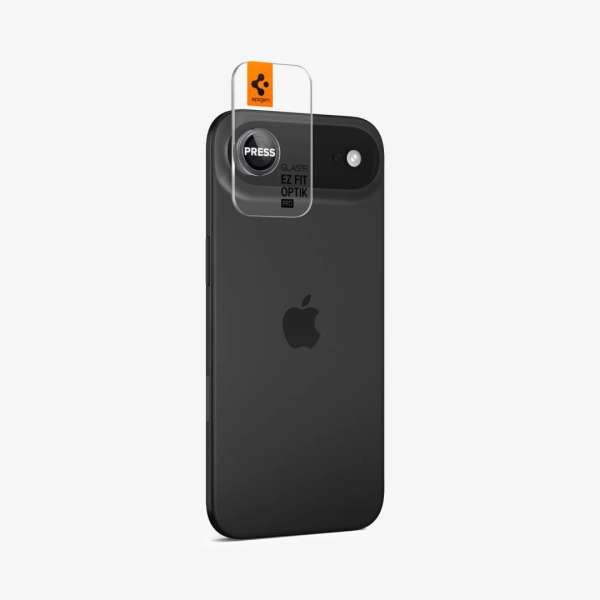 Spigen Glass tR EZ Fit Optik Pro 2 Pack for iPhone Air Gray