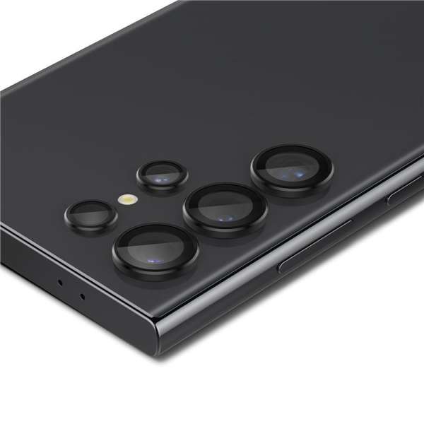 Spigen Glass tR EZ Fit Optik Pro 2 Pack for Samsung Galaxy S24 Ultra Black