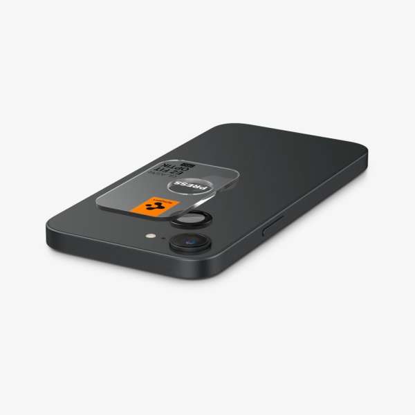 Spigen Glass tR EZ Fit Optik Pro 2 Pack iPhone 16e Black