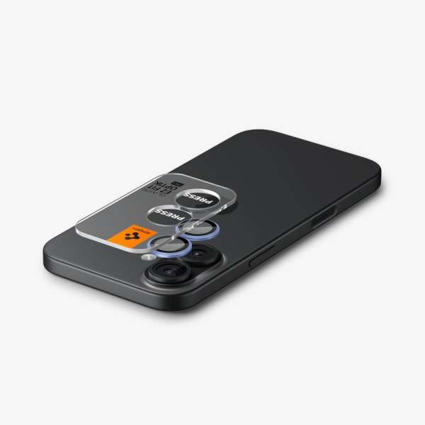 Spigen Glass tR EZ Fit Optik Pro for iPhone 17 2 Pack Blue