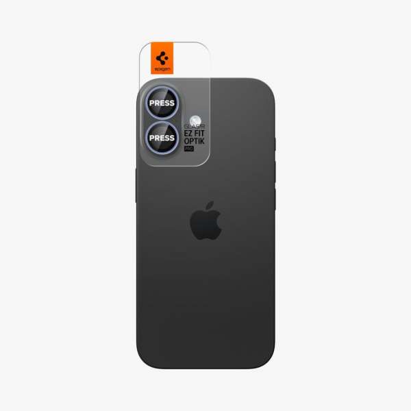 Spigen Glass tR EZ Fit Optik Pro for iPhone 17 2 Pack Blue