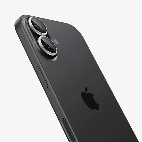 Spigen Glass tR EZ Fit Optik Pro for iPhone 17 2 Pack Silver