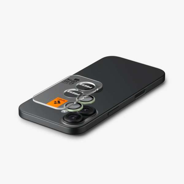 Spigen Glass tR EZ Fit Optik Pro for iPhone 17 2Pack Green