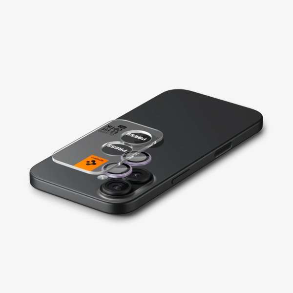 Spigen Glass tR EZ Fit Optik Pro for iPhone 17 2Pack Purple