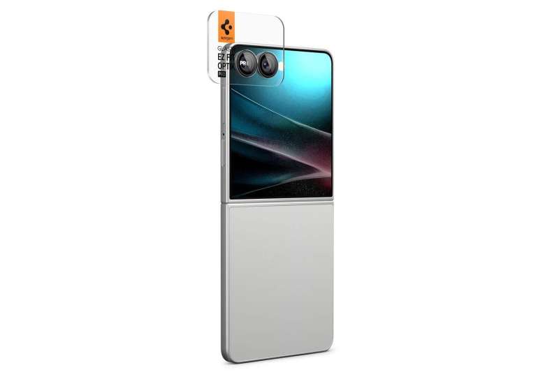 Spigen Glass tR EZ Fit Optik Pro HD 2 Pack for Samsung Galaxy Z Flip7 Black