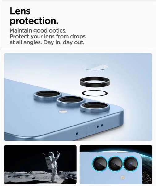 Spigen Glass tR EZ Fit Optik Pro HD 2 Pack Samsung Galaxy S25+ Black
