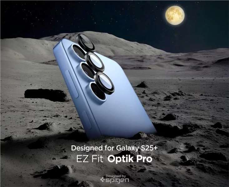 Spigen Glass tR EZ Fit Optik Pro HD 2 Pack Samsung Galaxy S25+ Black