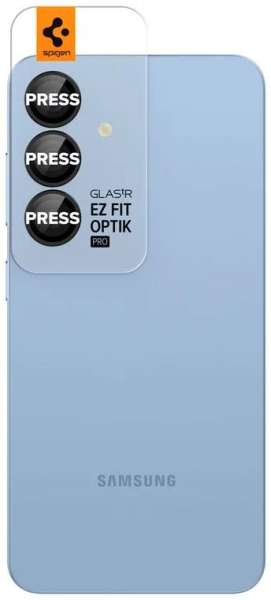 Spigen Glass tR EZ Fit Optik Pro HD 2 Pack Samsung Galaxy S25+ Black