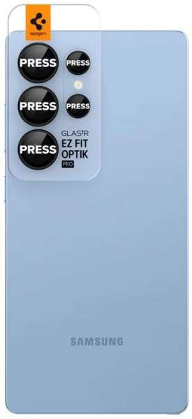 Spigen Glass tR EZ Fit Optik Pro HD 2 Pack Samsung Galaxy S25 Ultra Black