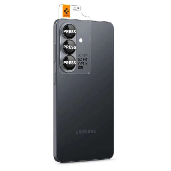 Spigen Glass tR EZ Fit Optik Pro HD for Samsung Galaxy S26+ 2 Pack Black