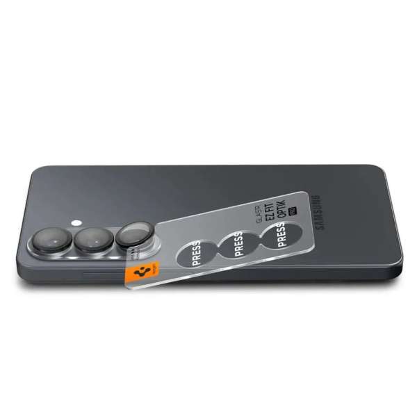 Spigen Glass tR EZ Fit Optik Pro HD for Samsung Galaxy S26+ 2 Pack Black