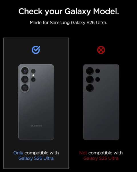 Spigen Glass tR EZ Fit Optik Pro HD for Samsung Galaxy S26 Ultra 2 Pack Black